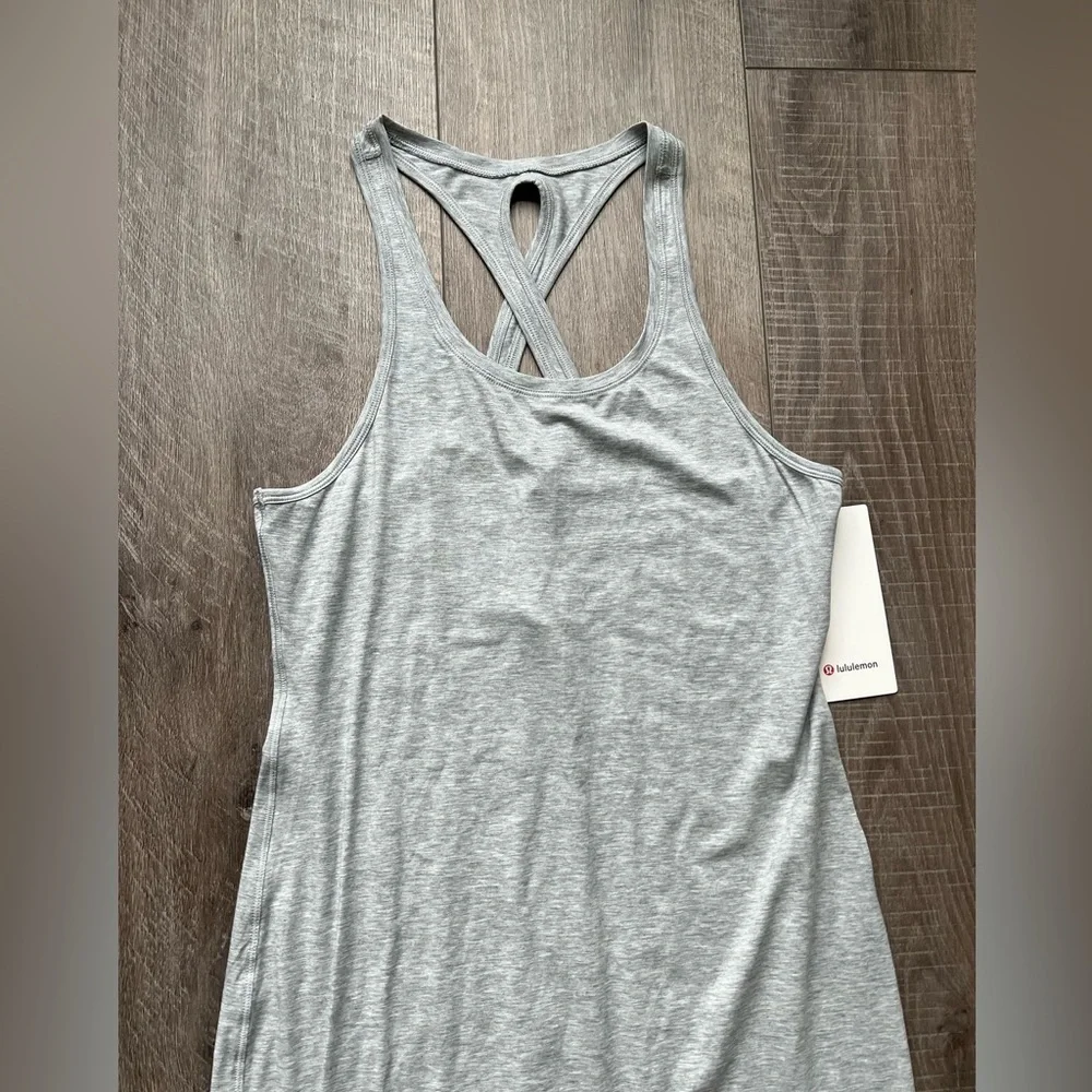 Lululemon Restore & Revitalize Dress in Heathered Core Light Gray Size 10